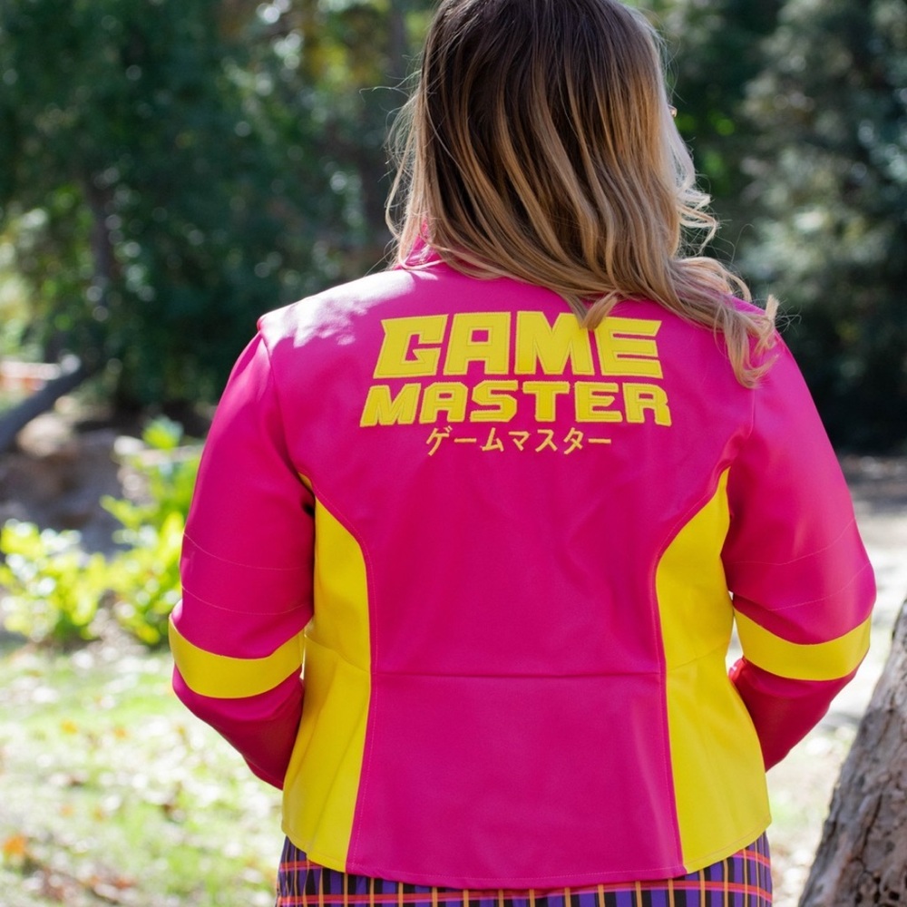 Heroi Couture Geek Chic Game Master Pleather Moto Jacket XL NWT Small Business